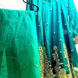 Beautiful Pakistani Formal Dress with Heavy work